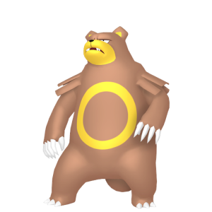 Pokemon Ursaring Vector