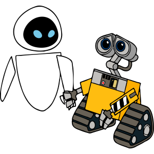WALL-E And EVE Template