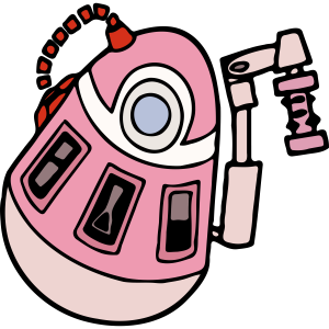 Wall-E PR-T Robotic Hairdresser Vector