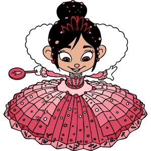 Wreck it Ralph Vanellope von Schweetz Vector 4