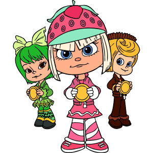 Wreck it Ralph Taffyta Muttonfudge and other Sugar Rush racers Vector