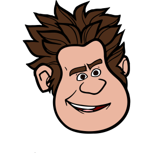 Wreck it Ralph Face Vector