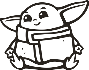 Starwars Baby Yoda Vector 27