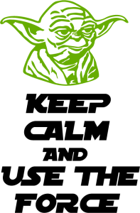 Starwars Baby Yoda (keep calm) Vector 2