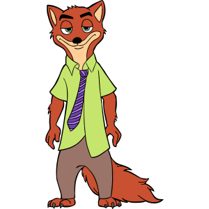 Zootopia Nick Wilde Vector 2
