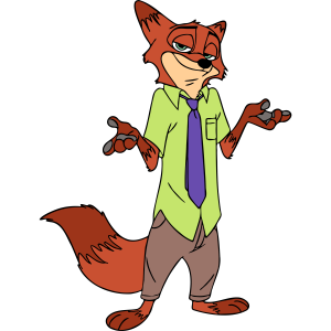 Zootopia Nick Wilde Vector 3