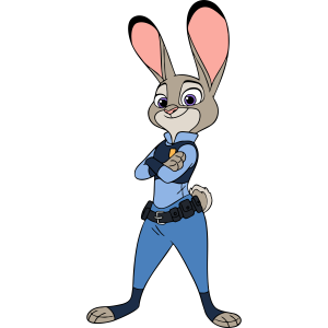 Zootopia Judy Hopps Officer Vector 4