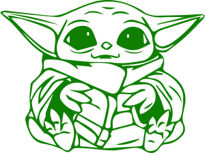 Starwar Baby Yoda Vector 8