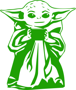 Starwar Young Yoda Vector