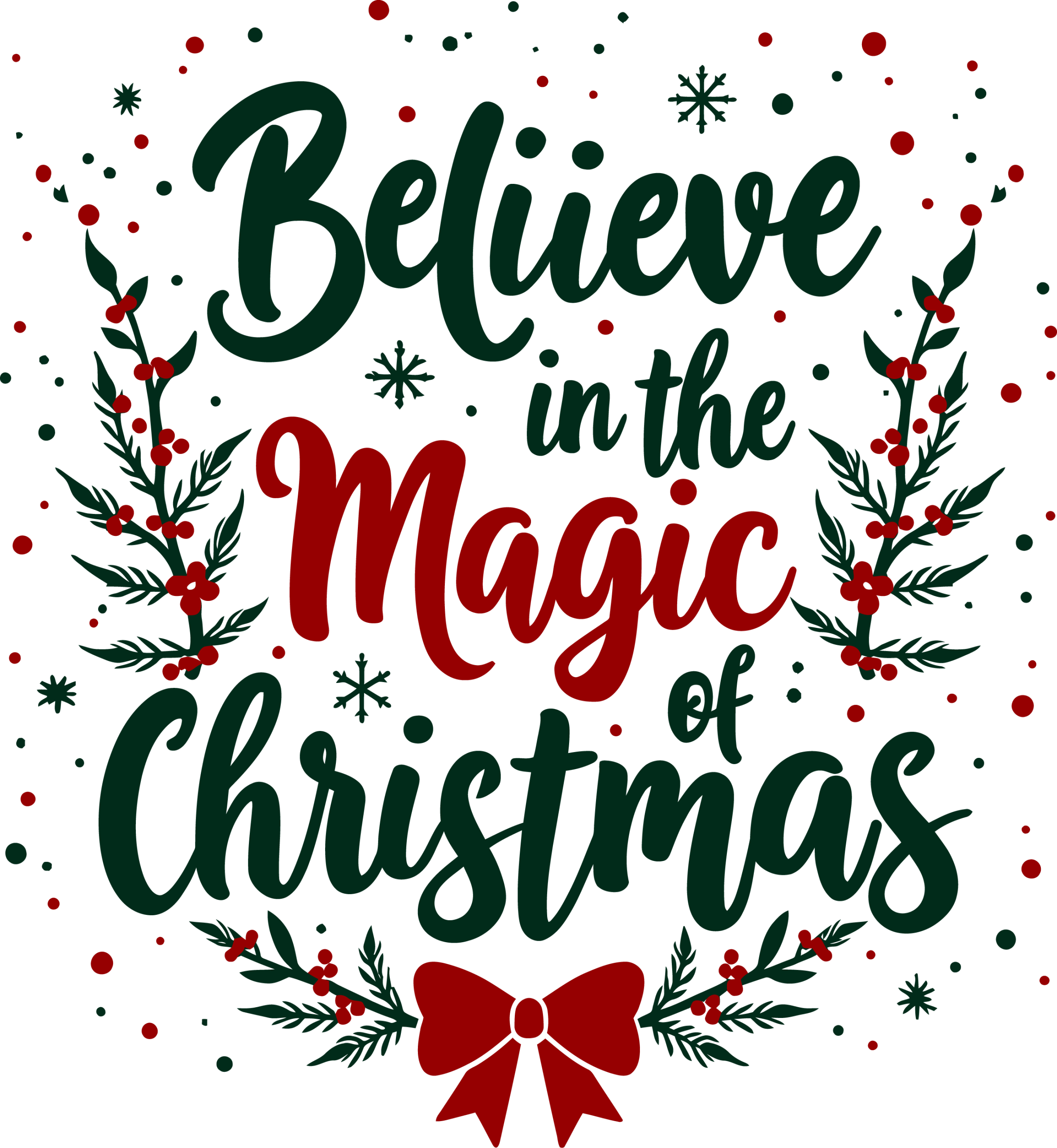 Believe In The Magic Of Christmas Logo Template 3 Believe In The Magic Of Christmas Logo Template 3