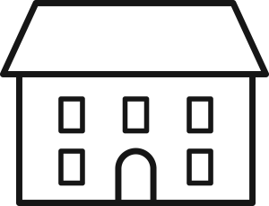 Merry Christmas House Logo Template 4