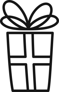 Merry Christmas Gift Logo Template