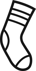 Merry Christmas Stocking Logo Template 6