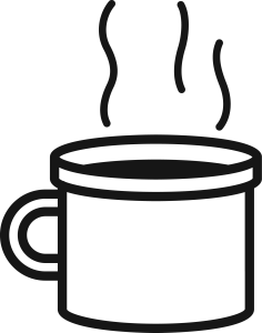 Merry Christmas Hot cup Logo Template