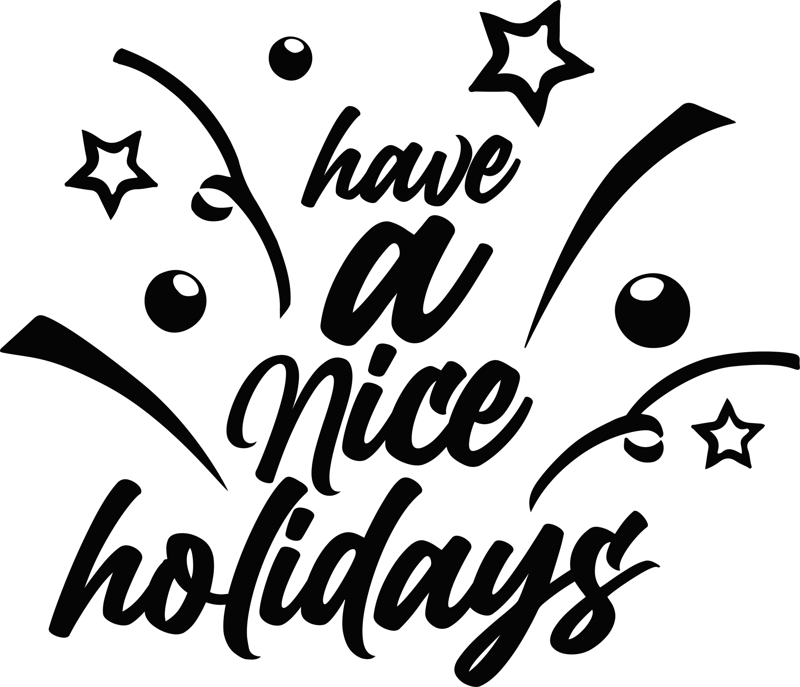 Have a Nice Holidays Logo Template Have a Nice Holidays Logo Template