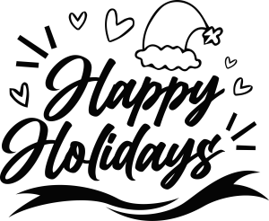 Happy Holidays Logo Template