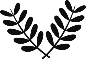 Merry Christmas Leves Logo Template