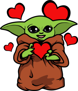 Starwars Cute Baby Yoda Vector 17
