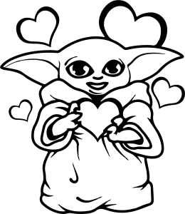 Starwars Cute Baby Yoda Vector 16