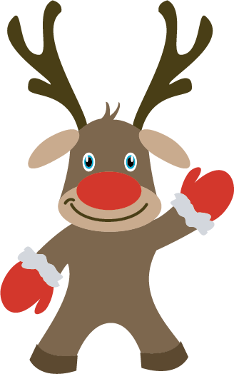 Christmas Deer Vector Christmas Deer Vector