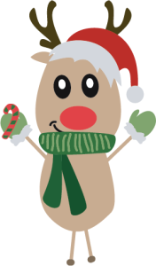 Christmas Deer Vector 3
