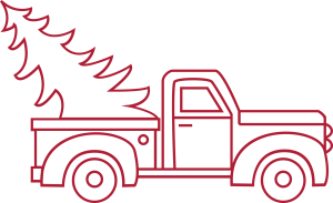 Christmas Car Vector 2