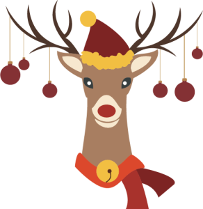 Christmas Deer Vector 5