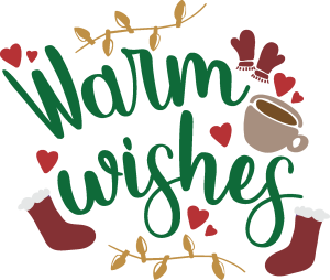 Christmas Warm Wishes Vector