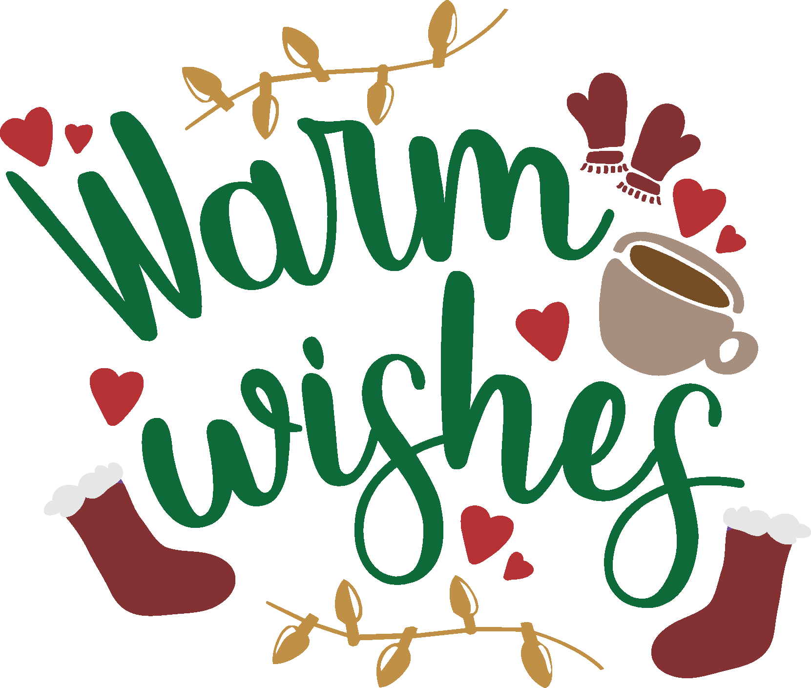 Christmas Warm Wishes Vector Christmas Warm Wishes Vector
