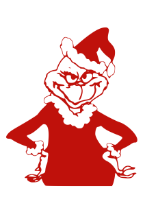 Grinch Christmas Vector