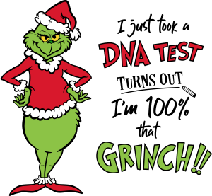 Grinch Christmas I’m 100% That Grinch Vector
