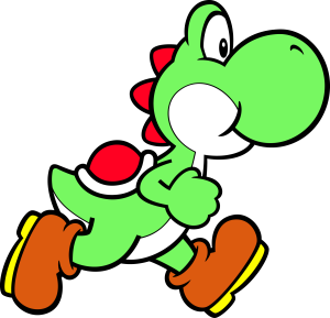 Super Mario Yoshi Vector 6