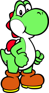 Super Mario Yoshi Vector 7