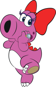 Super Mario Birdo Vector