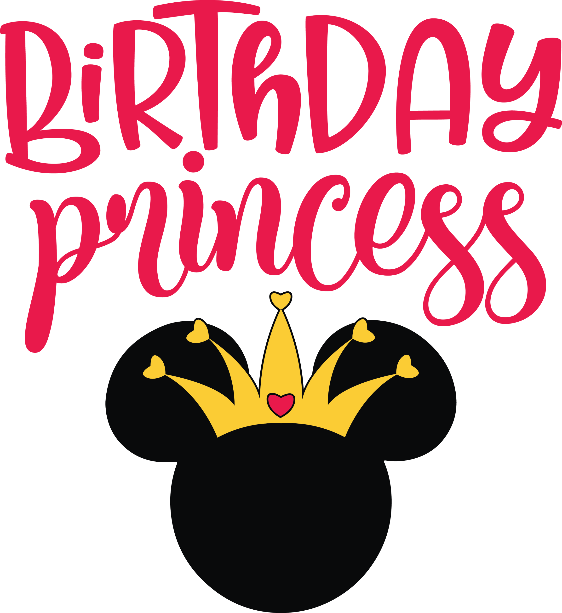Mickey Mouse Birthday Princess Vector Mickey Mouse Birthday Princess Vector