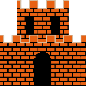 Super Mario Castle Vector