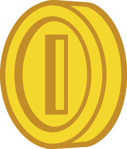 Super Mario Coin Vector