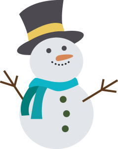 Christmas Snowman Happy Vector