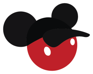 11 mickey hat outline