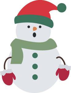 Christmas Snowman Vector