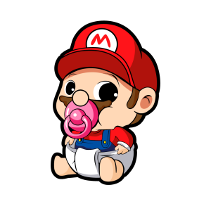 Super Mario Baby Vector