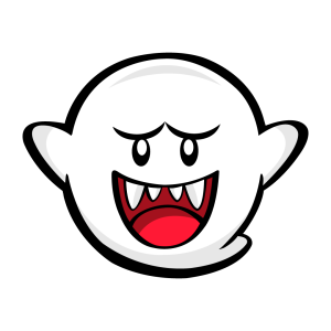 Super Mario Boo Vector 2