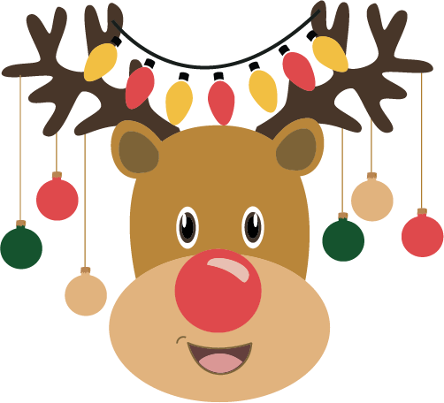 Christmas Deer Vector 9 Christmas Deer Vector 9