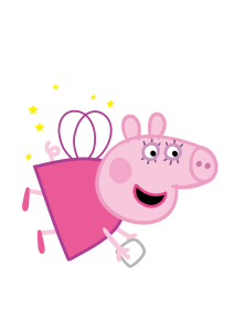 Peppa Pig Tooth Fairy Vector