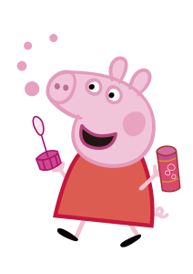 Peppa Pig With Toy Vector 3