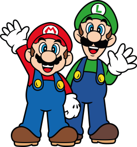 Super Mario and Luigi Vector 3