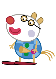 Peppa Pig Pedro Pony Vector