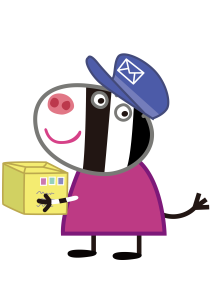 Peppa Pig Zoe Zebra Logo 4