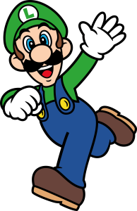 Super Mario Luigi Vector 4