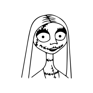 The Nightmare Before Christmas Sally Template 3